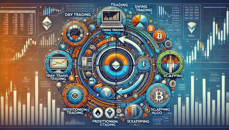 "Different Types of Trading: Day Trading, Swing Trading, Positional Trading, Scalping, Algo Trading in India"