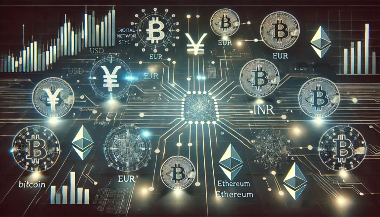 Algorithmic trading charts with stock market, forex, and crypto indicators