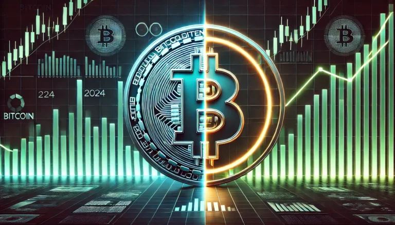 Illustration representing Bitcoin halving 2024 event."
